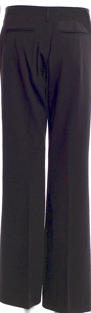 Gucci Italy. Black Wool Wide Leg Pants