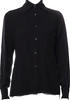 Gucci ITALY.  Vintage Rayon/Acetate Blend Long Sleeve Button-Up Top