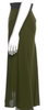 Haider Ackermann Belgium. Green 100% Rayon Midi Skirt