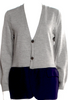 Haider Ackermann Belgium (Tom Ford Designer) Colorblock Pattern Ombre Dyed Cardigan Sweater