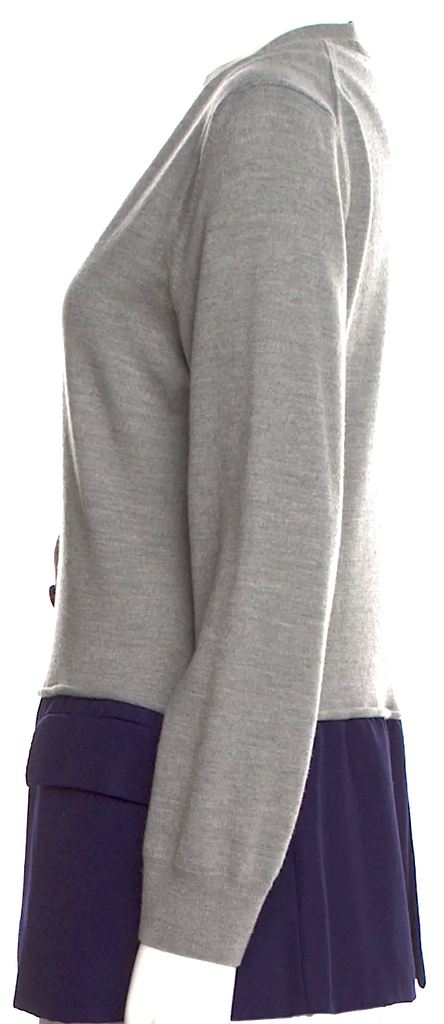 Haider Ackermann Belgium (Tom Ford Designer) Colorblock Pattern Ombre Dyed Cardigan Sweater