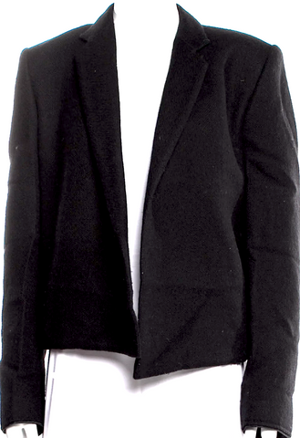 ISSEY MIYAKE JAPAN. zucca Navy Wool Nylon Short Pea Coat