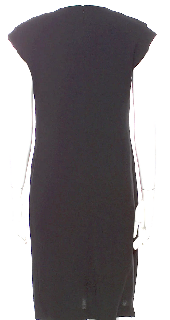 Hussein Chalayan Vintage Black PolyTech Blend Knee-Length Dress