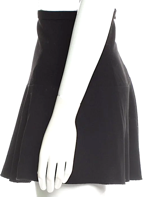 ISABEL MARANT PARIS. Black Acetate Blend Mini Skirt