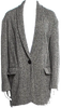 Isabel Marant Paris. Grey Tweed Pattern Peacoat