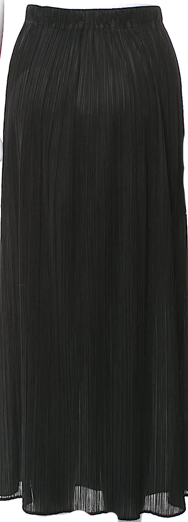 Issey Miyake Japan. Blue PolyTech Midi Length Skirt