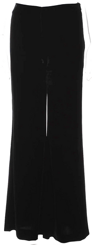Jean Paul GAULTIER Paris.  FEMME. Black Rayon Wrap Mini Skirt