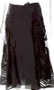 Jean Paul Gaultier Paris. Vintage 2000s Collection Black Knee-Length Skirt