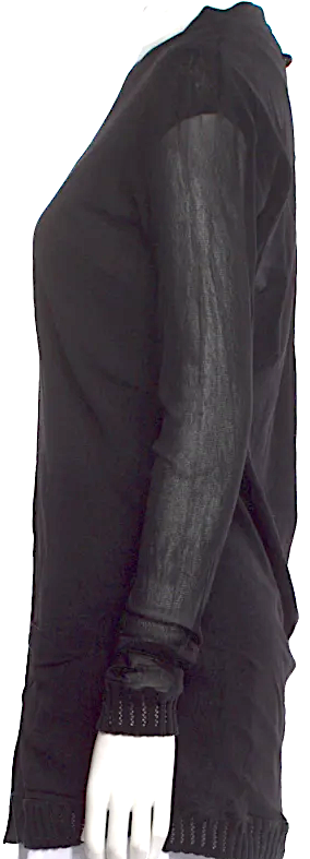 Jean Paul Gaultier Paris. Soleil. Vintage Black 2000's Collection Tunic