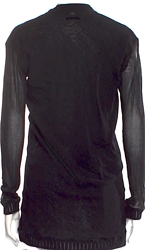 Jean Paul Gaultier Paris. Soleil. Vintage Black 2000's Collection Tunic