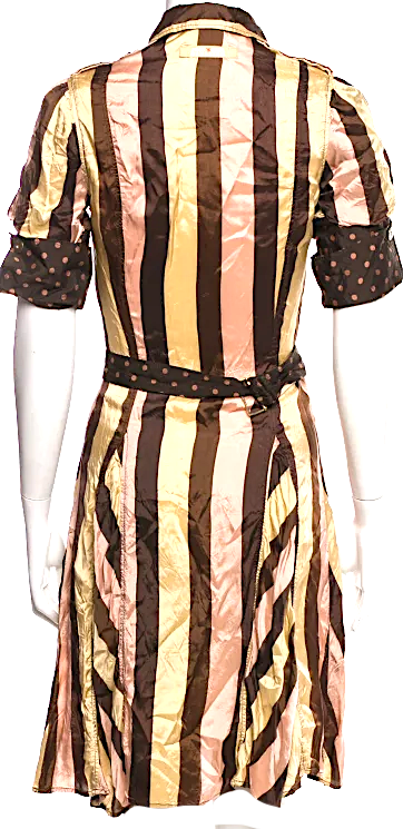 Jean's Paul Gaultier Paris. Vintage Knee-Length Viscose Dress