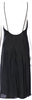 Jil Sander Black V-Neck Midi Length Slip Dress