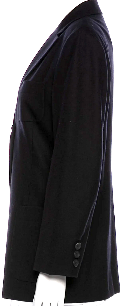 Jil Sander Midnite Blue Vintage 2000's Collection Virgin Wool Blazer