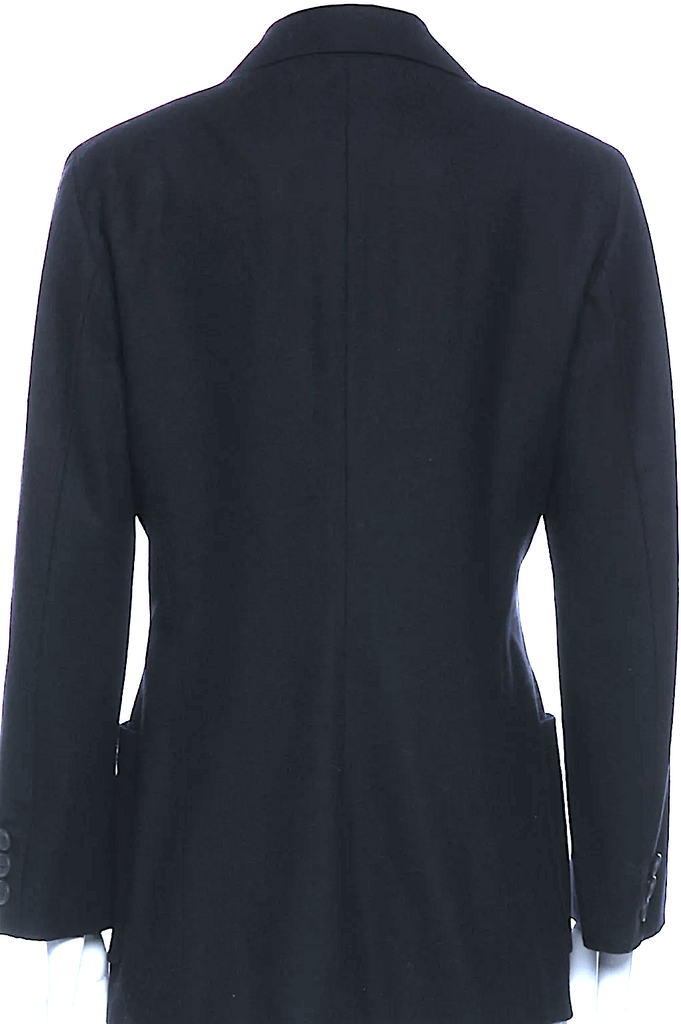 Jil Sander Vintage Midnite Blue Virgin Wool Blend 2000's Blazer