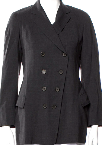 DONNA KARAN NY. DKNY. Black, Beige Silk Blend Waist Gather Switching Sleeveless Dress