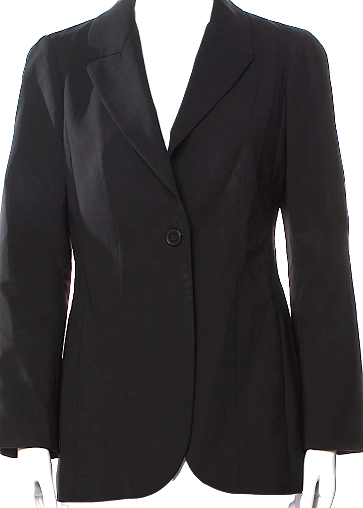 Jil Sander Black Virgin Wool Blazer