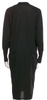 Jil Sander Black Wool Plunge Neckline Sweater Dress