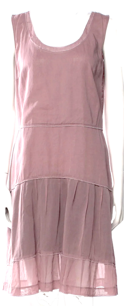 Jil Sander  Vintage Early 2000s Collection Pink Cotton Knee-Length Dress
