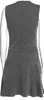 Joseph London. Gray Virgin Wool Mini Dress w/Ruffle Embellishment