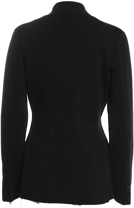 JOSEPH LONDON. Black Viscose Blend Blazer