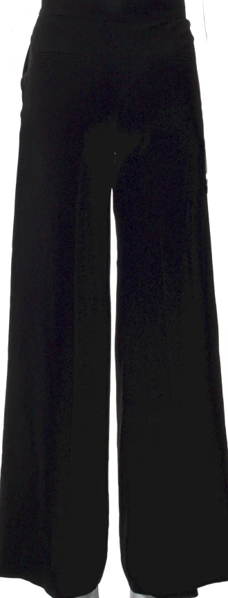 Joseph LONDON. Black Acetate Wide Leg Pants