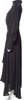 J.W. Anderson UK. Black Viscose/Silk Blend Turtleneck Long Dress