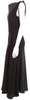 J.W. Anderson UK. (LOEWE). Black Viscose Blend Bateau Neckline Long Dress