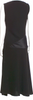 J.W. Anderson UK. (LOEWE). Black Viscose Blend Bateau Neckline Long Dress