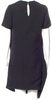 J.W. Anderson UK (Loewe Designer) Black Triacetate Blend Crew Neck Knee-Length Dress