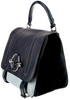 J.W. Anderson UK. Blue/Black Leather Top Handle Bag