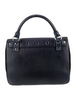 J.W. Anderson UK. Blue/Black Leather Top Handle Bag