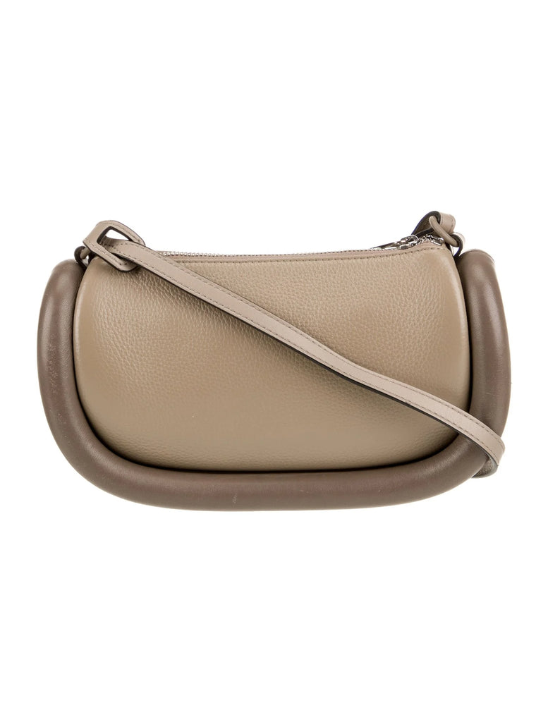 J.W. Anderson UK. Beige/Brown Leather Crossbody Bag