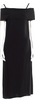 JW. Anderson (Loewe, Dior) UK. Black Acetate/Viscose Long Dress