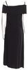 JW. Anderson (Loewe, Dior) UK. Black Acetate/Viscose Long Dress