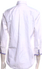 Comme des Garçons Japan. Junya Watanabe. White Three-Quarter Sleeve Button-Up Top