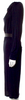 Lanvin Paris. Black Viscose/Silk Blend Cowl Neck Midi Length Dress