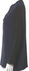 Lanvin PARIS. Vintage Grey Beaded Accent Long Sleeve Blouse