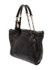 Lanvin  Paris. Black Leather Shoulder Bag