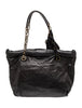 Lanvin  Paris. Black Leather Shoulder Bag