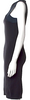 Lanvin Paris. Black Silk Knee-Length Dress