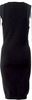 Lanvin Paris. Black Silk Knee-Length Dress