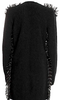 Lanvin PARIS.Gray/Black Wool Tweed Pattern Coat