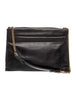 Lanvin Paris. Black Leather Shoulder Bag