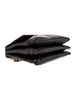 Lanvin Paris. Black Leather Shoulder Bag