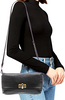 Lanvin Paris. Black Leather Crossbody Bag