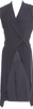 Maison Martin Margiela Paris. JOHN GALLIANO DESIGNER. NEW W/TAG Vintage 2014 Collection Grey Silk/Acetate Blend Knee-Length Dress