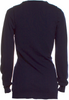 Maison Margiela Paris. Dark Blue 100% Wool Scoop Neck Sweater