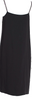 Maison Martin Margiela Paris. Black Acetate Blend, Beaded & Crystal Accents Knee-Length Dress