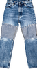 Maison Martin Margiela Paris. Dark Denim Switching Fabric High-Rise Jeans