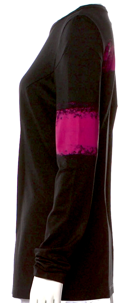 Maison Margiela Paris. Black 2013 Crew Neck Viscose/Elastane Blend Top